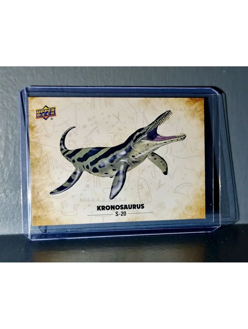 2015 Upper Deck Dinosaurs Kronosaurus #S-20 Trading Sticker Card